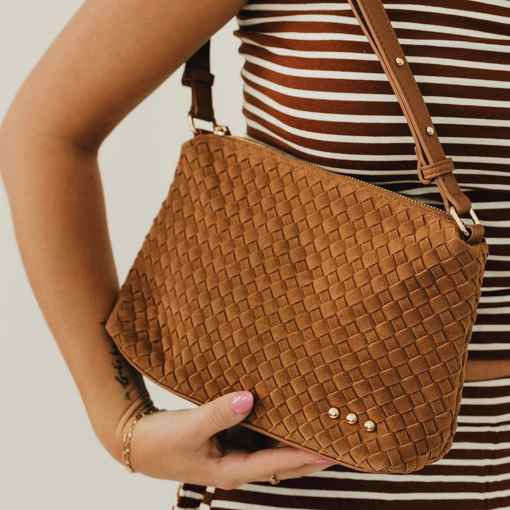 Harper Suede Hobo Bag