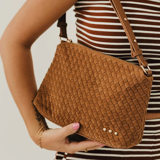 Harper Suede Hobo Bag