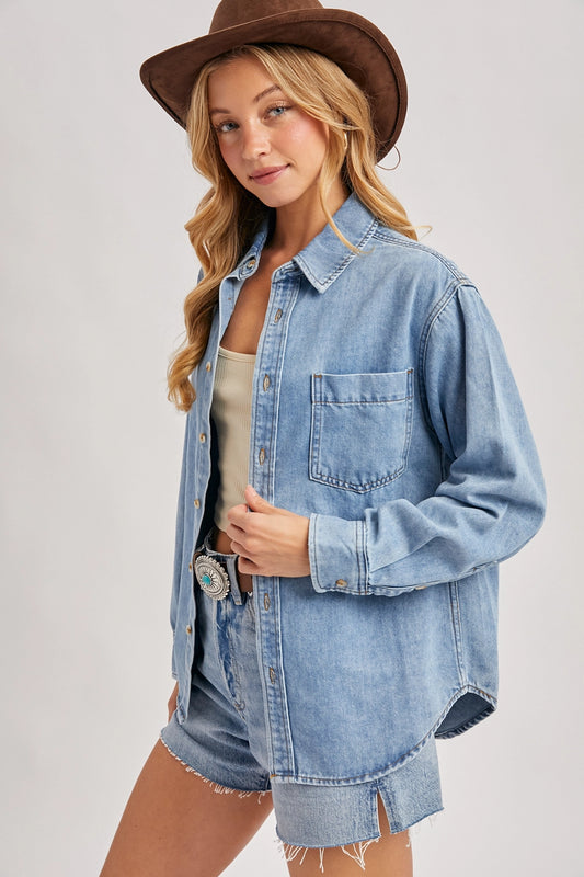 Jane Denim Button Down