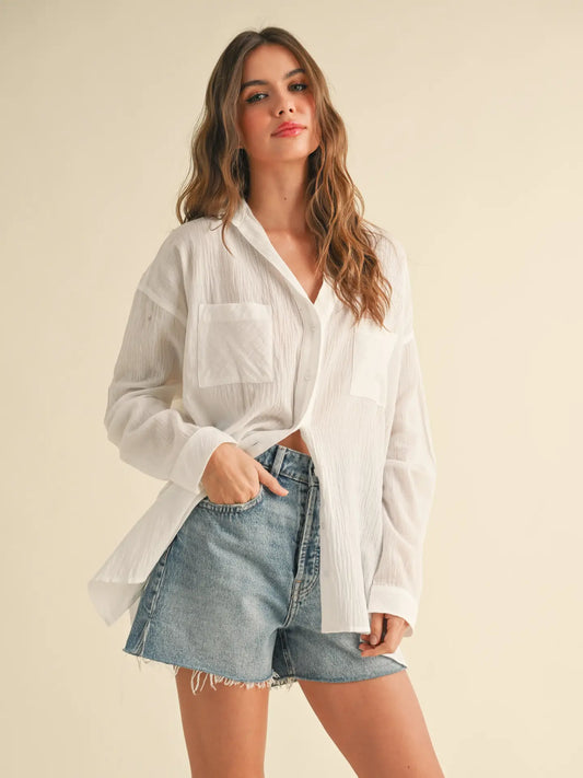 Evelyn Button Down
